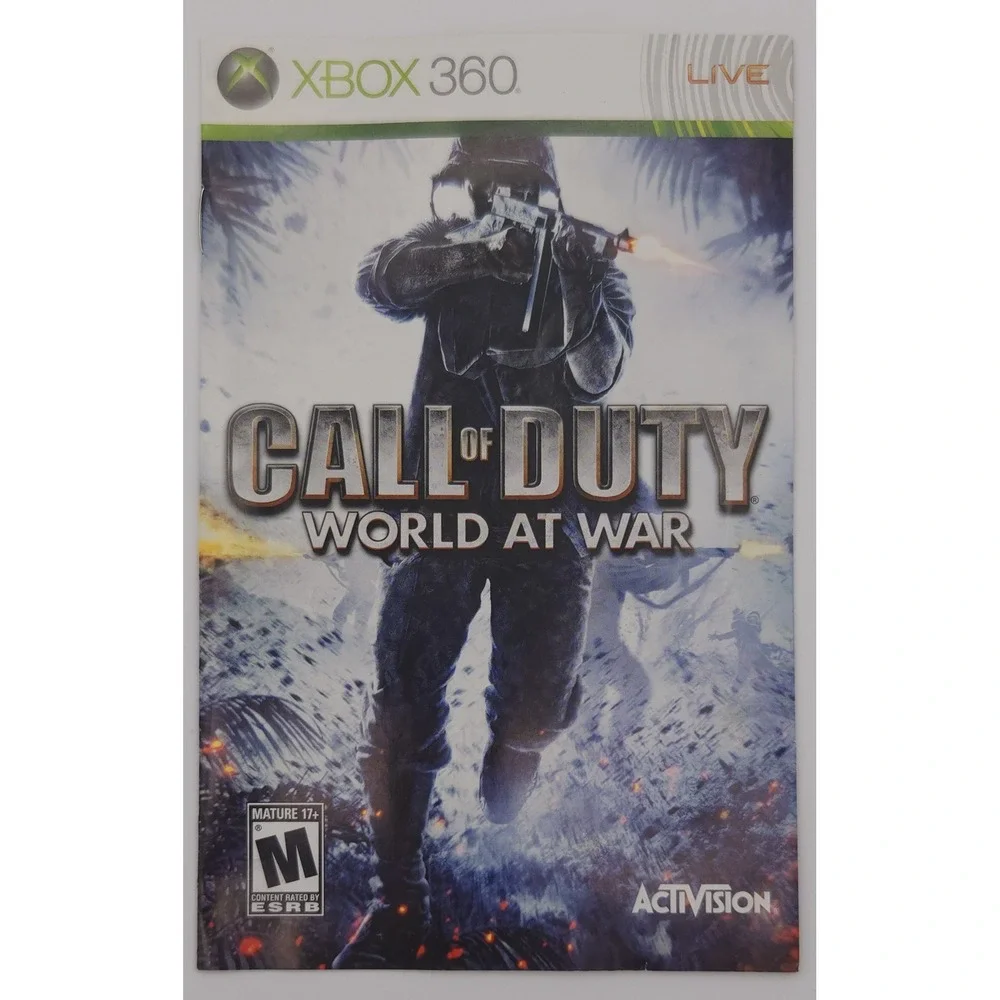 Call of Duty World at War - Xbox 360 - Authentic CIB w/ Manual - Tested